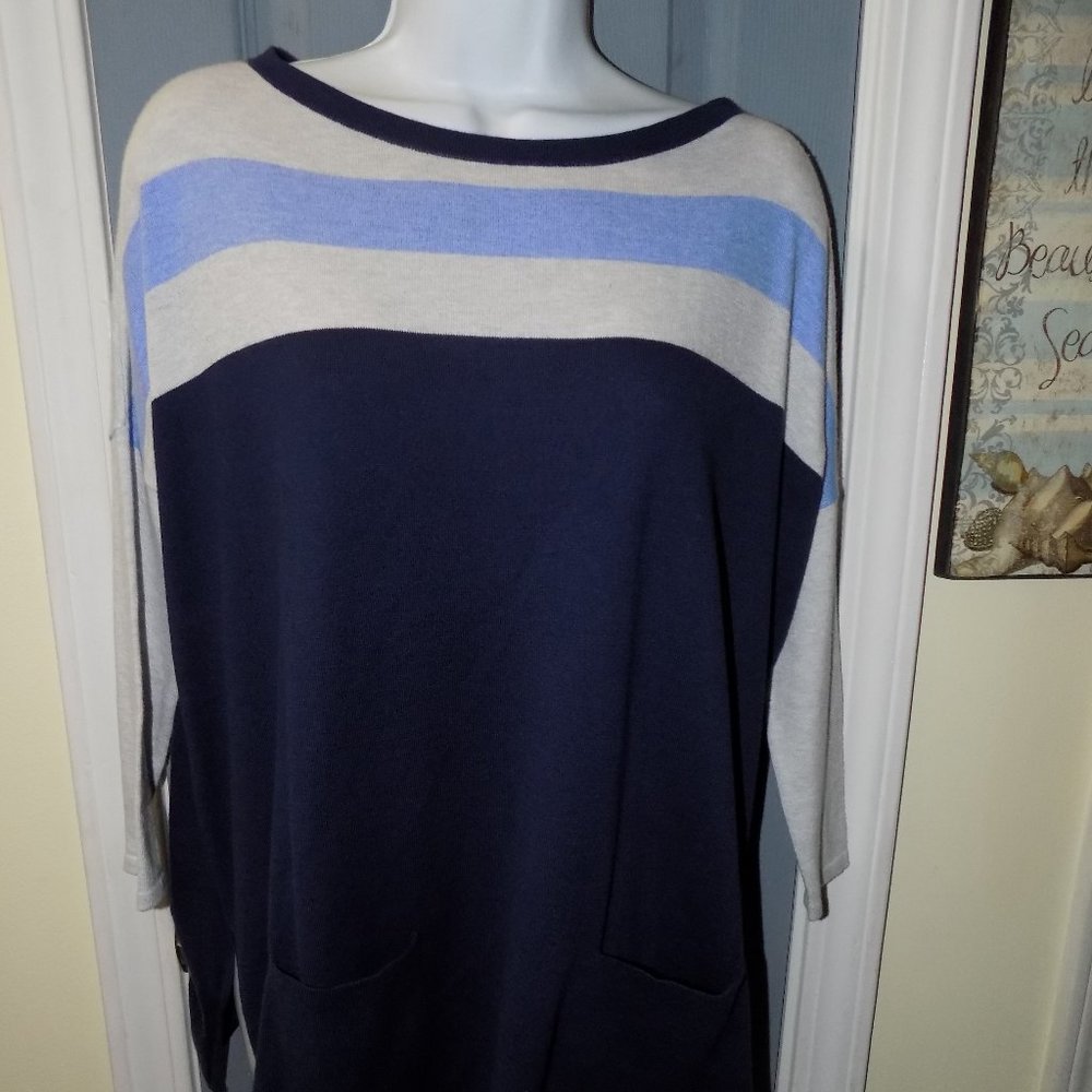 Lilly Pulitzer Elba Coolmax Sweater in True Navy